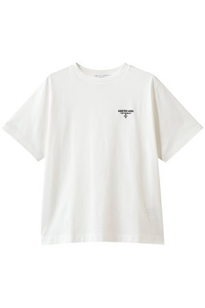 Americana(アメリカーナ)｜エンブロイダリーTシャツ/ホワイト の通販