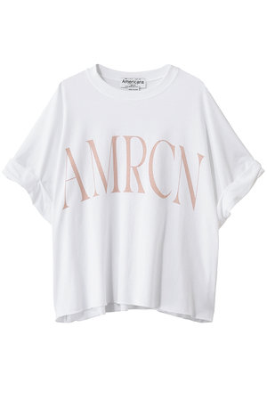 Americana(アメリカーナ)｜クロップドワイドロールアップTシャツ