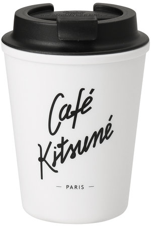 MAISON KITSUNE(メゾン キツネ)｜【UNISEX】【CAFE KITSUNE】 COFFEE タンブラー/ホワイト  の通販｜ELLESHOP・(エル・ショップ)