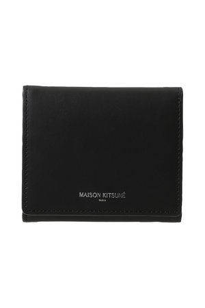 新品 メゾン キツネ MAISON KITSUNE 3つ折り財布 コンパクト ウォレット ブラック MAISON KITSUNE(メゾン キツネ)｜【UNISEX】MAISON KITSUNE PARIS