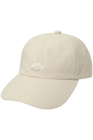 メゾンキツネ ベビーフォックスベースボールキャップ ベージュ MAISON KITSUNE(メゾン キツネ)｜【UNISEX】BABY FOX キャップ