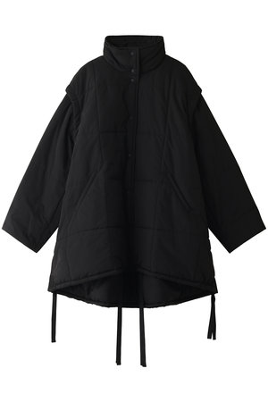 2way Padded Cocoon Coatルシェルブルーレディース