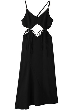 LE CIEL BLEU(ルシェルブルー)｜ツイードキャミドレス/ブラック の通販