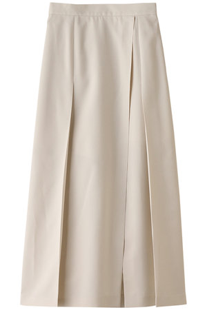 LE CIEL BLEU(ルシェルブルー)｜タックフロントスリットスカート/オフ  