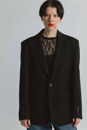 ycs41 CINOH 革ジャケット Narrenschiff:CINOHのシンセティックレザー