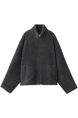 CINOH(チノ)｜【予約販売】ボア ブルゾン/チャコールグレー の通販