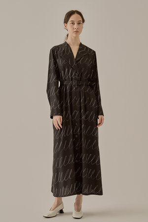 AKIRANAKA(アキラナカ)｜Quartet ドレス/ブラック の通販｜ELLESHOP