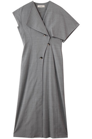 AKIRANAKA(アキラナカ)｜Catalina ドレス/グレー の通販｜ELLESHOP