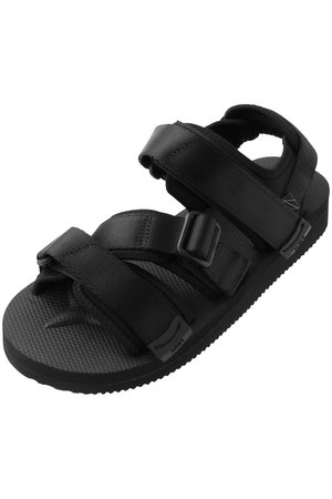 SUICOKE(スイコック)｜KISEE ストラップサンダル/ブラック の通販