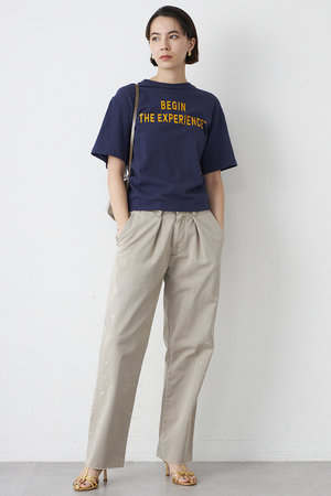 Whim Gazette(ウィム ガゼット)｜【Jeanie Blue】PAINTED PLEAT CHINO