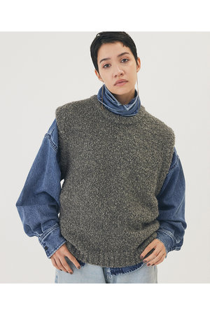 Whim Gazette(ウィム ガゼット)｜【THE PAUSE】ニットベスト