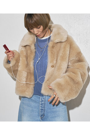 Whim Gazette INSCRIREのムートンジャケット超美品 Whim Gazette INSCRIREのムートンジャケット超美品 Whim Gazette