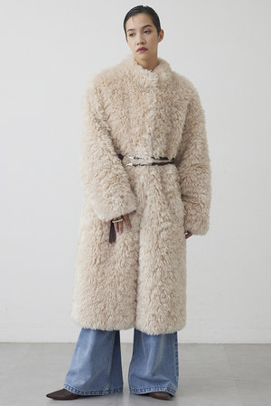 新品⭐️Whim Gazette (THE PAUSE)ギャザーフーデッドコート THE PAUSE】ギャザーフーデッドコート | Whim Gazette(ウィム