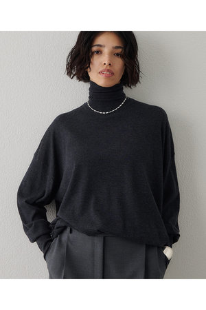 Whim Gazette オーガンジーハイネックプルオーバー新品 オーガンジーハイネックプルオーバー | Whim Gazette(ウィム ガゼット