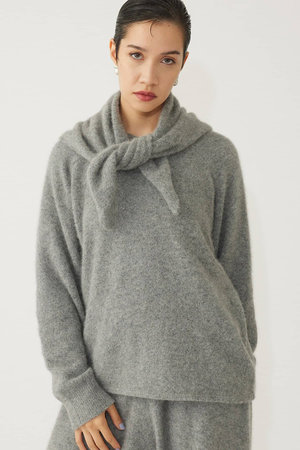 Whim Gazette(ウィム ガゼット)｜【THE PAUSE】ファーニットスカーフ