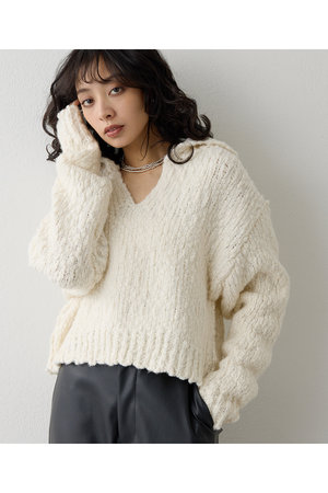 Whim Gazette(ウィム ガゼット)｜ローゲージスキッパープルオーバー