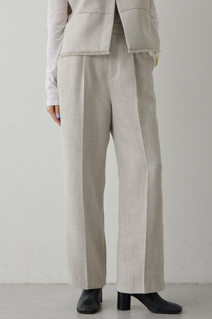 Whim Gazette(ウィム ガゼット)｜【THE PAUSE】ツイードタックパンツ