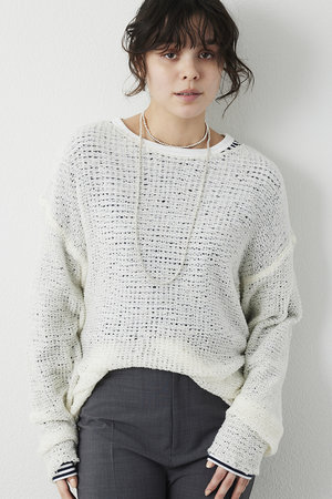 美品◎ウィムガゼット　メッシュニット　ホワイト. Whim Gazette(ウィム ガゼット)｜【予約販売】【THE PAUSE】メッシュ