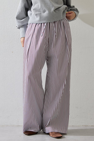 新品☆Whim Gazette☆ストライプシャツ ウィムガゼット 人気完売 Whim Gazette(ウィム ガゼット)｜ストライプシャツ/ブラウン の通販