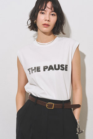 THE PAUSE ブラック ノースリーブベスト Whim Gazette(ウィム ガゼット)｜【予約販売】【THE PAUSE】THE PAUSE