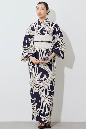 Whim Gazette(ウィム ガゼット)｜浴衣/ネイビー の通販｜ELLESHOP