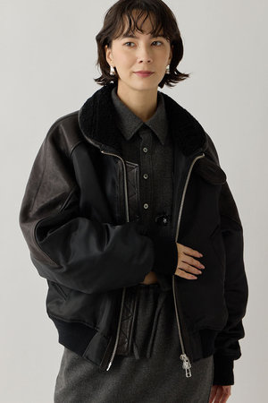 ウィムガゼットWhim Gazette ジャガードボレロ　完売品　24年　黒 Whim Gazette(ウィム ガゼット)｜【予約販売】【COOR】シアリング