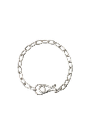 【新品未使用】 SASKIA DIEZ サスキアディツ ブレスレット アクセサリー BARBELLE BRACELET バーベルブレスレット シルバー 051.02.01.170.09.20 【SILVER】