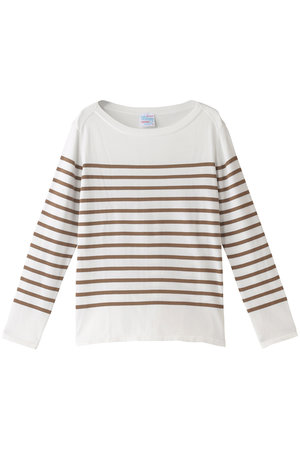 【Letroyes】SERGE-COTTON BOAT NK BORDER/ボーダーTシャツ