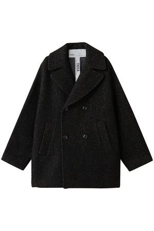 HELIOPOLE(エリオポール)｜【TICCA】ミックスツイードPコート/ブラック