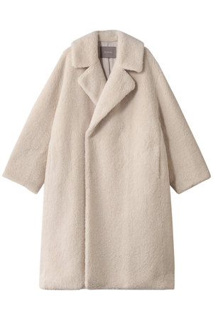 HELIOPOLE(エリオポール)｜シープボアチェスターコート/アイボリー の