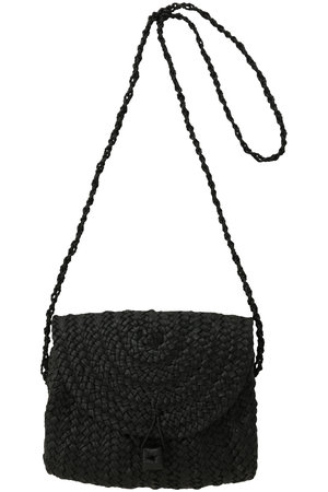 Aeta(アエタ)｜FLAP SHOULDER BASKET/ブラック の通販｜ELLESHOP