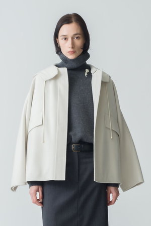 ebureエブール ショートコート キャメルベージュ ebureエブール ショートコート キャメルベージュ