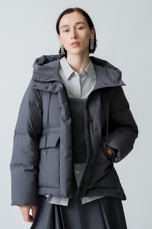 専用☆エブール ebure フォルムダウン コート　エンフォルド ebure(エブール)｜フォルムダウン ショートコート/トップグレー の通販