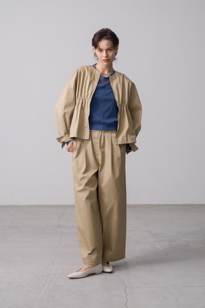 ebure(エブール)｜【店舗限定】ハイカウントチノ ギャザージャケット