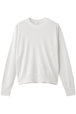 ebure(エブール)｜ハイゲージウールシルクカシミア クルーネック