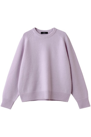 ebure(エブール)｜ローゲージカシミア クルーネックプルオーバー