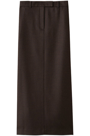 ebure(エブール)｜ハウンドトゥース タイトスカート/ブラウン の通販