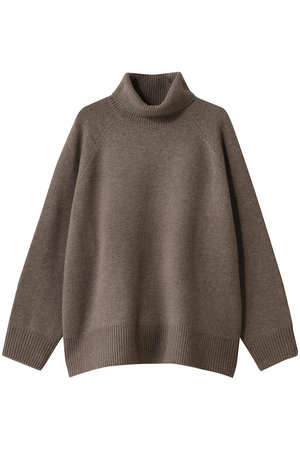 ebure(エブール)｜ウールカシミアミドルゲージ タートルネックニット