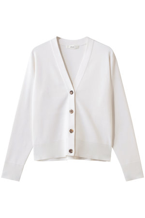 ebure(エブール)｜シルクコットンハイゲージ Vネックニット