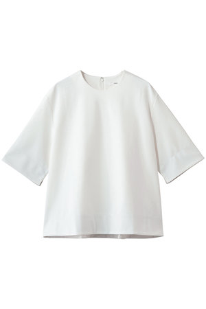 美品▲ebureエブール//五分袖ブラウス▲ベージュ　ゆったり サイズ38 ebure - 美品△ebureエブール//五分袖ブラウス△ベージュ ゆったり