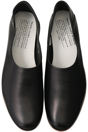Chausser ショセ Travel Shoes By Chausser 2wayルームシューズ ブラック の通販 Elleshop エル ショップ