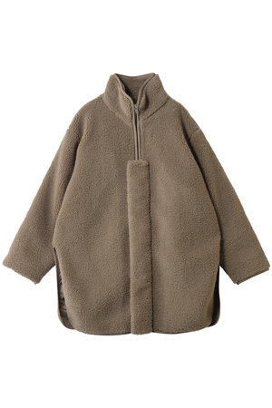 mizuiro ind(ミズイロインド)｜ボアブルゾン/beige の通販｜ELLESHOP