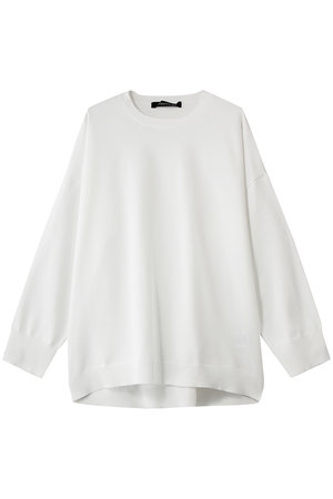 美品✨ ミズイロインド　スカラップ レース 刺しゅう プルオーバー 綿100% mizuiro ind(ミズイロインド)｜crew neck wide P/O プルオーバー/off