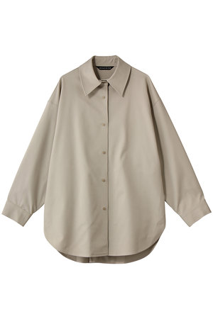 mizuiro ind(ミズイロインド)｜double cloth wide shirt blouson