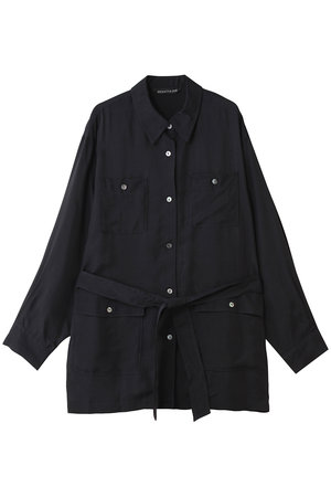 mizuiro ind(ミズイロインド)｜cupra field shirt JK ジャケット/navy