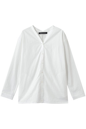 mizuiro ind(ミズイロインド)｜shirt C/D カーディガン/off white の