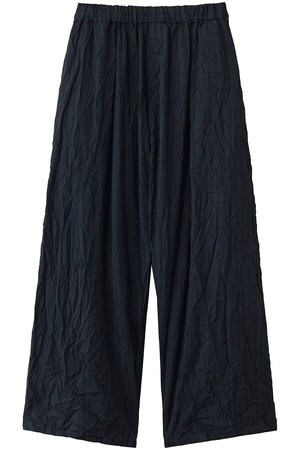 mizuiro ind(ミズイロインド)｜wrinkle pleats stripe wide easy PT