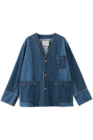 leur logette(ルール ロジェット)｜11oz デニムノーカラージャケット
