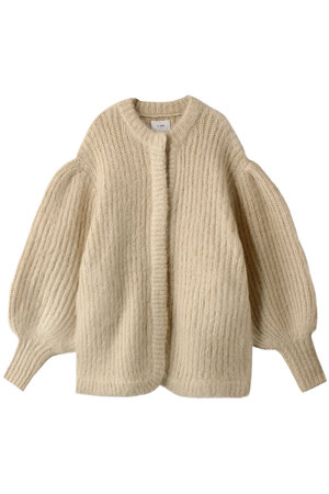 CLANE(クラネ)｜COLOR MOHAIR SHAGGY CARDIGAN/アイボリー の通販