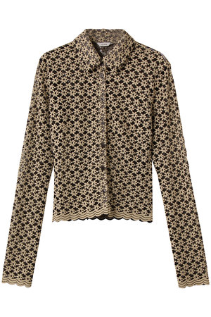 CLANE(クラネ)｜3D FLOWER LACE SHIRT/シャツ/MIX の通販